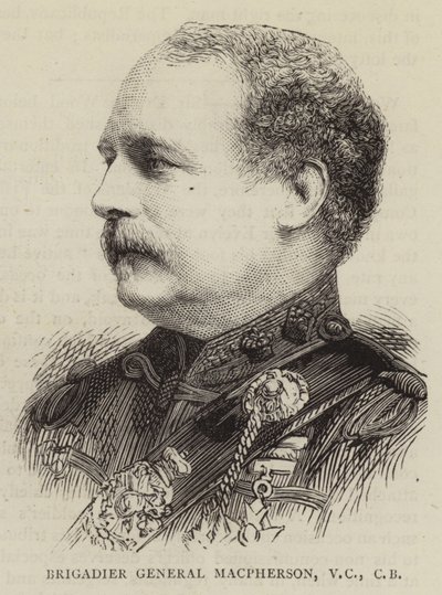 Brigadier General Macpherson, VC, CB by English School